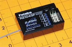 Futaba R2104GF 2.4 GHz S-FHSS receiver , P-R2104GF