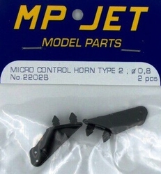 MP-Jet Micro Control Horn 12.5mm-0.8-T2 (2) MPJ-2202B