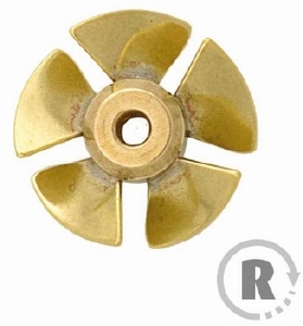 Raboesch 108-38  Schroef Bowthruster 5 blad 29mm 4mm as