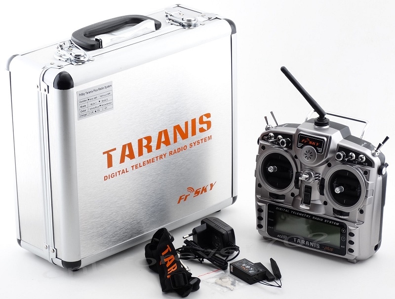 FrSky Taranis X9D Plus EU M2 Combo, Alu case, X8R, Lader