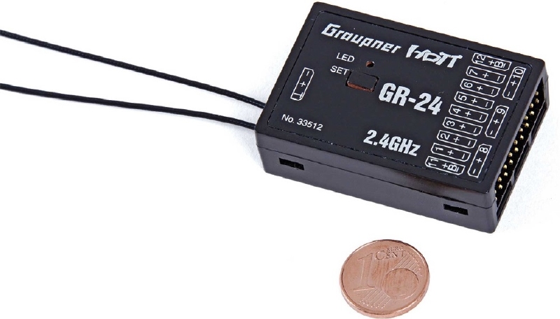 Graupner GR-24 HOTT 12 channel ontvanger nr. 33512