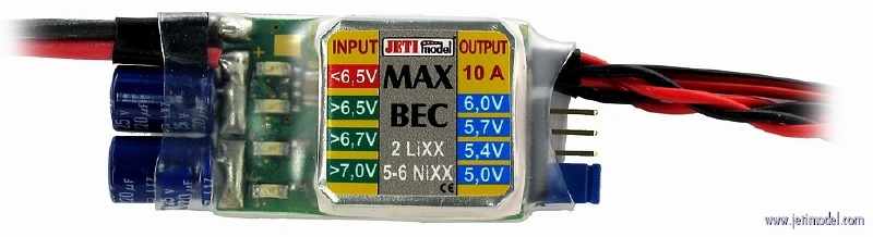 JETI MAXBEC  5-12Amp  2 LiPo   5-6NIMH J-MB