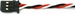 Servo aansluitkabel gedrilt Futaba 30cm 3x0,25mm2 58126 Envelop