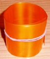 Krimpkous PVC Accupack 2:1 95mm plat rond 60mm ORANGE 0,2M Envelop