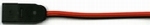 Robbe OUD aansluitkabel akku Fe 2x0,25mm2 -30cm recht 48395 Envelop