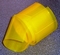 Krimpkous PVC Accupack 2:1 57mm plat rond 37mm GEEL 0,2M Envelop