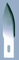 Proedge hobbymessen #25 Semi Curve Edge Blade , PO 40025 Envelop