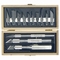 Proedge Hobbymessen de luxe Set Pro 13 delig nr. 30830 Pakket