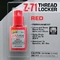 Zap PT71, Thread locker red permanent (PT-71) Envelop