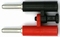 Bananenstekker Dubbele RZ 4mm verstelbaar 71660 Envelop