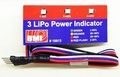 BMI 19813 LiPo power indicator LED 3 cell Envelop