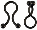 Twist lock, black, Kugelbinder 10,2 - 12,7 mm 10stuks Envelop