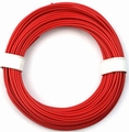 PVC Litze 1-aderig dun-soepel 0,08mm2 ROOD 10M nr.51430 Envelop