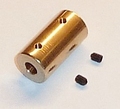 Raboesch Rigid Coupling Messing asmaat 2-2mm L15mm 106-54 Envelop