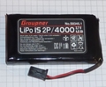 Graupner S8345.1 Senderakku LiPo 3,7V 1S2P 4000 mAh TX Pakket