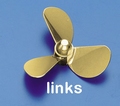 Rivabo Krick Ms-Propeller LINKS 3-Bl. 55mm, M5 nr. 535-55 Envelop