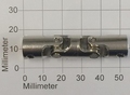 Kruis Koppeling Dubbel 4-4mm Metaal 52mm lang, Robbe 5220 Envelop