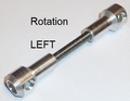 Graupner 3343L Aandrijf koppeling met veer-as 6-4mm Rechts Envelop