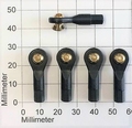 Robbe 5206 Kogelgewricht 27mm kogel+voet 6,3mm M3/3mm 5 Stk Envelop