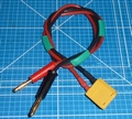 laadkabeL siliconen voor XT90 50cm 2,5mm2 25AMP 58827 Envelop