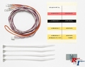 Tamiya 56550 MFC-LED 3mm Super Bright WIT 2x L=1100mm Envelop